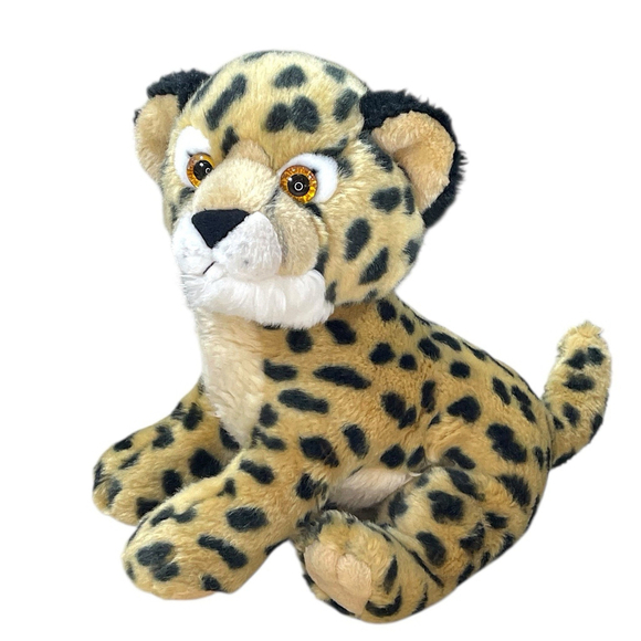 Aurora Cheetah Leopard Cub Plush Spotted 2017 Stuffed Animal Toy 11” - Picture 1 of 12